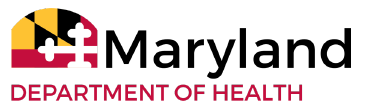 Maryland Department of Health logo